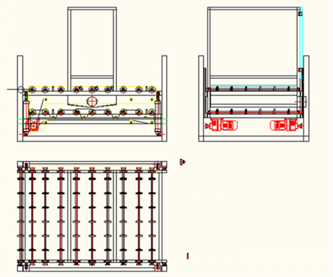 Machine de saupoudrage en verre de pare-brise pour la chaîne de production en verre automatique système de talc